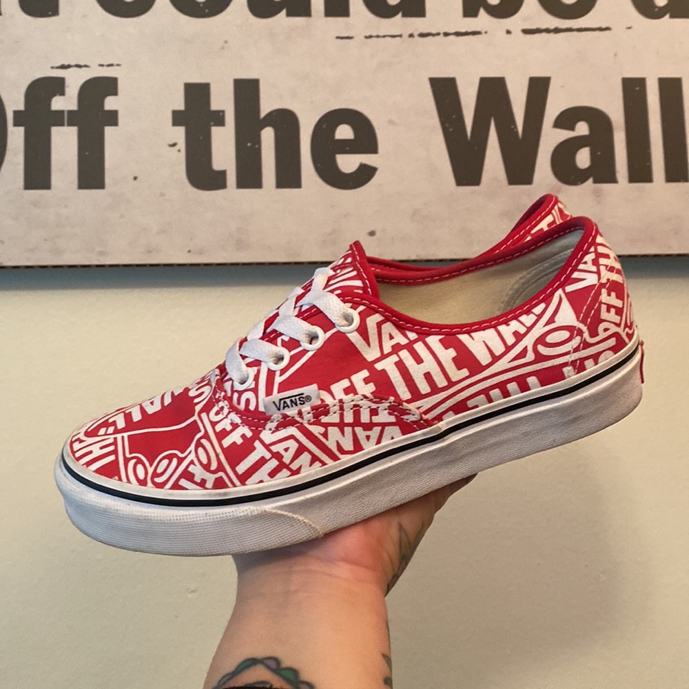 Vans Authentic Red Sticker - Picture 2 of 5